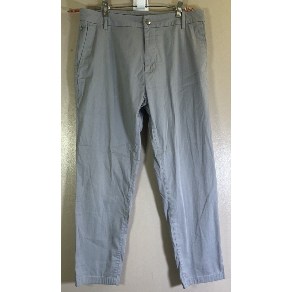 Birddogs Pants Men 32x26 Gray Boom Boomstick Lined Tech Golf Performance Chino